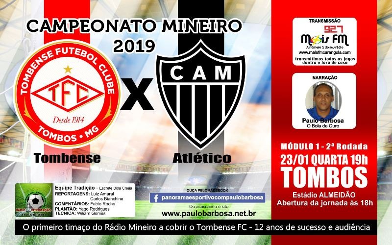 Ingressos: Atlético x Tombense